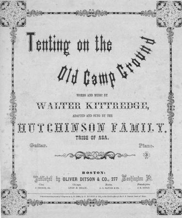 Tenting Tonight   Title Page